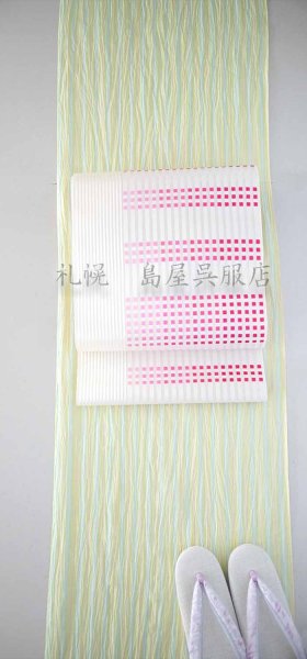 画像6: 女性用草履：カレンブロッソ・Mサイズ／ボタニカルレース・白にピンク (6)