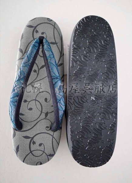 画像4: 女性用草履：カレンブロッソ・Ｍサイズ／唐草レース (4)