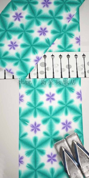 画像8: 女性用草履：カレンブロッソ・Ｍサイズ／グランブルー×いぶし銀 (8)