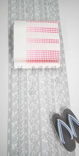 画像11: （夏）八寸名古屋帯：博多織・変わり市松（美しいキモノ掲載） (11)