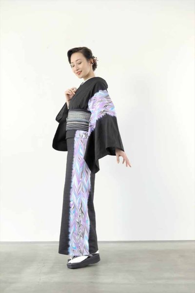 画像2: 59kimono　夜の水面 (2)