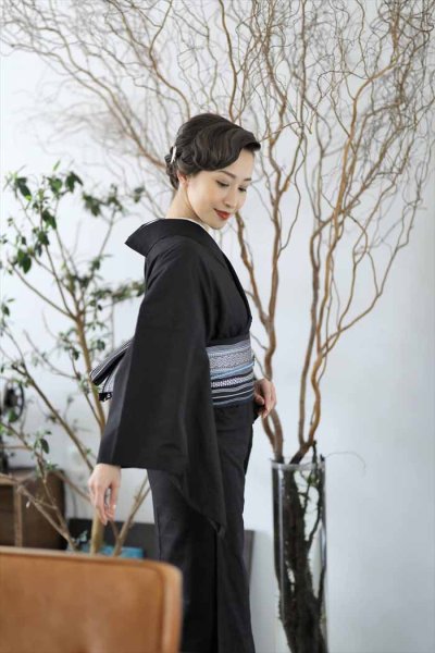 画像4: 59kimono　夜の水面 (4)