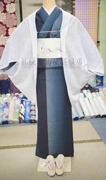 ヘチマ衿でスッキリと