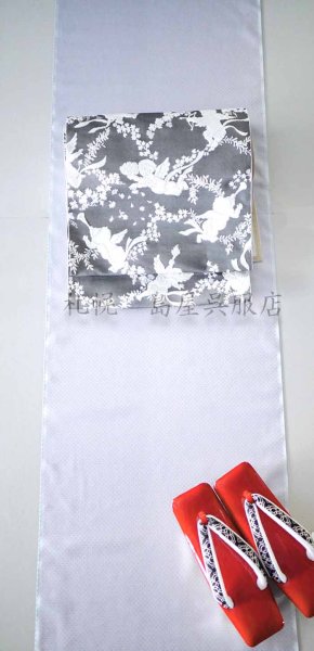 画像5: 【広幅】十日町紬：織の花 (5)