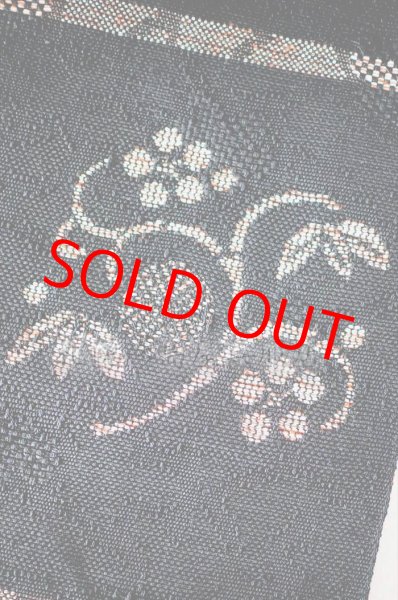 画像3: 八寸名古屋帯：松竹梅（和紙糸使用） (3)