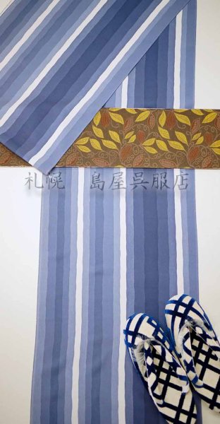 画像7: 女性用防寒草履：モフモフあったか　ブルーライン（Ｌサイズ） (7)