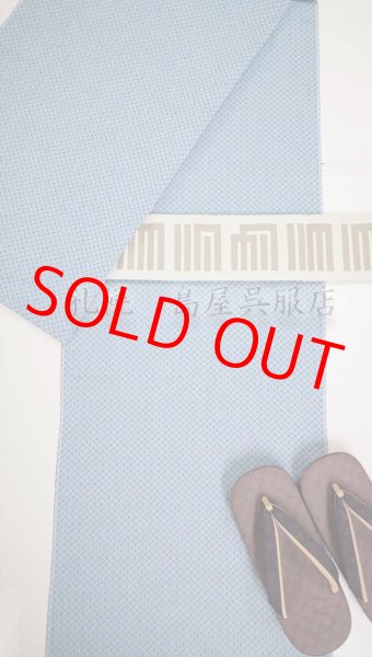 画像5: 米沢木綿：めんこっとん／薄花色系 (5)