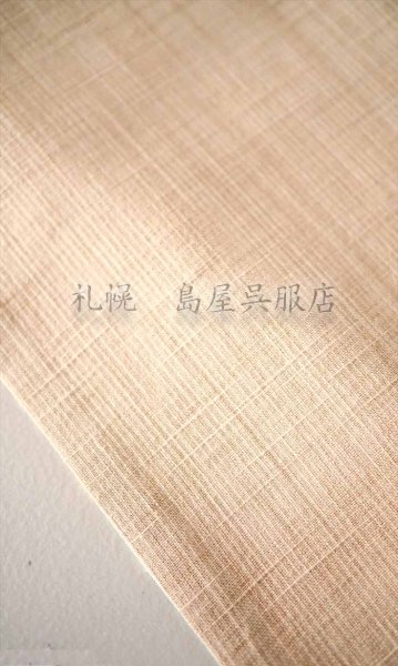 画像6: 半幅帯:リバーシブル 梅唐草/無地 手染(甕覗き色) (6)