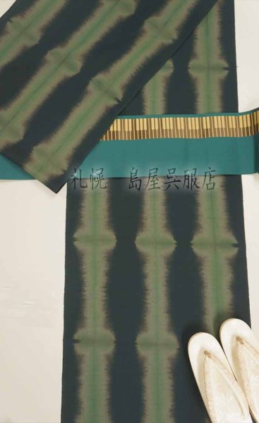 画像8: 【超広幅】藤井絞：はごろ木綿　雪花リボンneo (8)