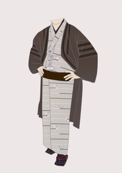 画像5: 【広幅】ちりめん風/帯締めウサギ (5)