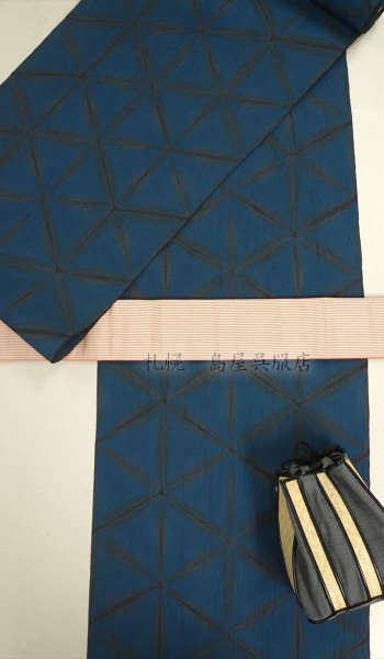 画像13: 角帯：本場筑前博多織　チェス／ボーダー (13)