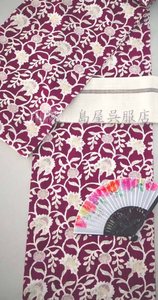 画像9: 扇子：水彩花 (9)