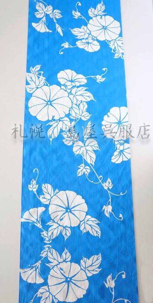 画像1: 竺仙：朝顔（かげろう地染） (1)