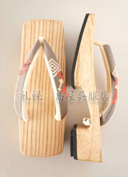 画像4: 女性用下駄：千両・歌舞伎 (4)