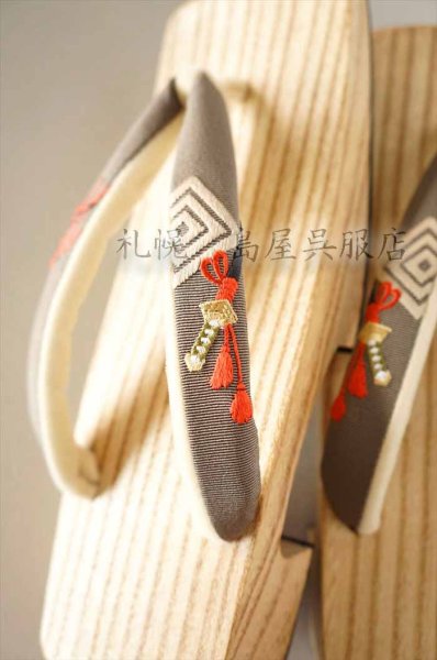 画像6: 女性用下駄：千両・歌舞伎 (6)