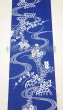 画像1: 竺仙：流水に秋草（綿絽） (1)