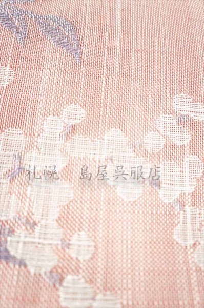 画像4: 八寸名古屋帯：麻帯・南天 (4)