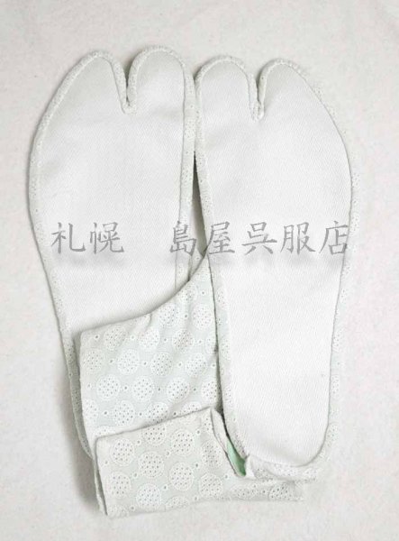 画像2: ゑびす足袋・レース（こもれび・グリーン） (2)