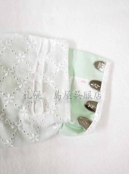 画像4: ゑびす足袋・レース（ていかかずら・グリーン） (4)