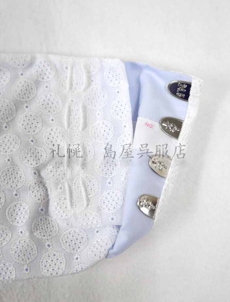 画像4: ゑびす足袋・レース（こもれび・ブルー） (4)