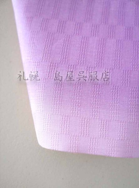 画像3: （夏）半幅帯：竺仙・麻帯（紫ぼかし）　 (3)