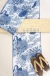 画像10: 竺仙：烏帽子と撫子（紅梅小紋） (10)