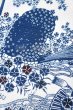 画像4: 竺仙：烏帽子と撫子（紅梅小紋） (4)