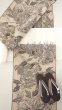 画像6: 竺仙：美人三部作「座れば牡丹」（松煙染小紋） (6)