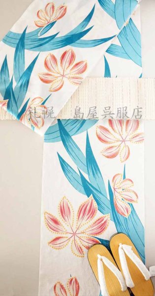 画像5: 紫織庵:美しいキモノ掲載柄 ヒオウギ(綿絽) (5)
