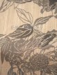 画像3: 竺仙：美人三部作「座れば牡丹」（松煙染小紋） (3)
