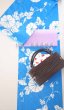 画像5: （夏）半幅帯：竺仙・麻帯（紫ぼかし）　 (5)