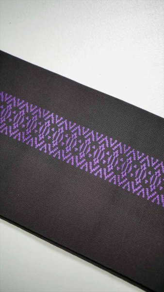 画像7: 半幅帯：萩／献上 (7)