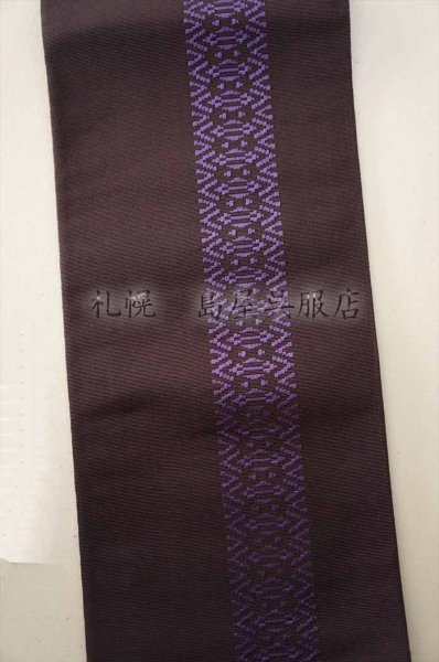 画像6: 半幅帯：萩／献上 (6)