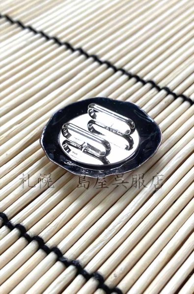 三分紐が入る金具です