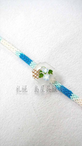 画像4: 帯留：朝顔 (4)