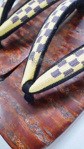 画像5: 男性用下駄：桜張り（Ｌサイズ） (5)