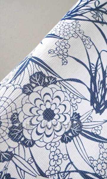 画像4: 竺仙:菊・梅・笹(絹紅梅) (4)