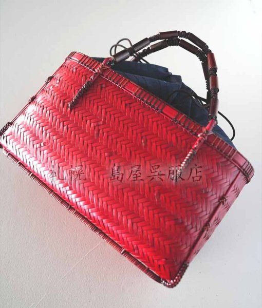 画像2: バッグ：和小物さくら／竹バッグ (2)