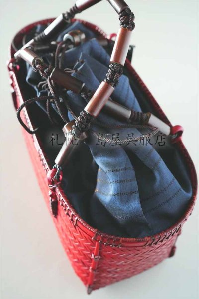 画像6: バッグ：和小物さくら／竹バッグ (6)