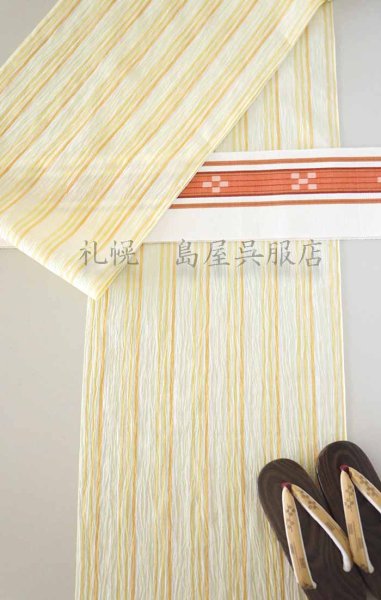 画像9: 小千谷縮：ビタミンカラー（オーガニックラミー・変わり織） (9)