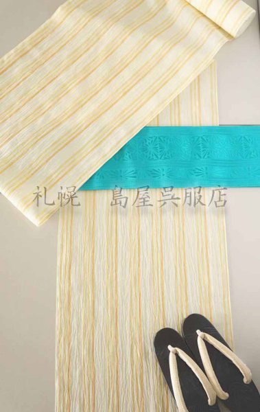 画像10: 小千谷縮：ビタミンカラー（オーガニックラミー・変わり織） (10)