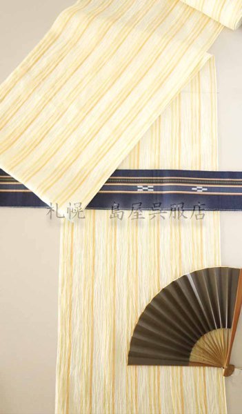 画像6: 小千谷縮：ビタミンカラー（オーガニックラミー・変わり織） (6)