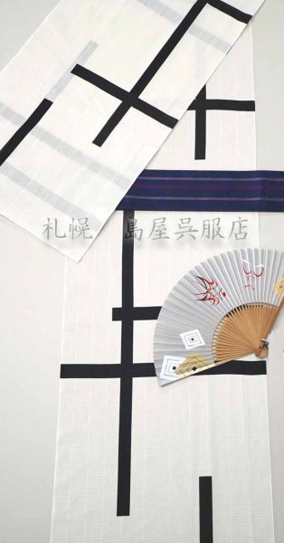 画像6: 扇子・歌舞伎／隈取（シルバー） (6)