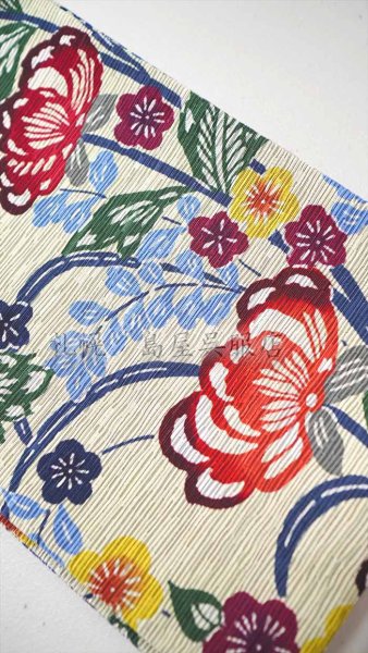 画像3: 半幅帯：リバーシブル　花音 (3)