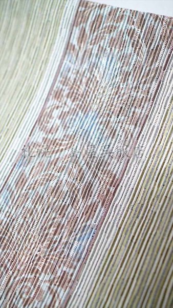 画像6: 半幅帯：リバーシブル　Vine flower  (6)