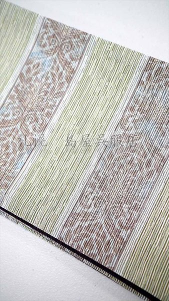 画像5: 半幅帯：リバーシブル　Vine flower  (5)