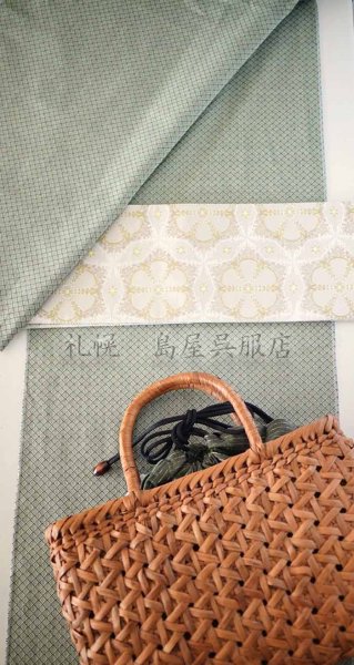 画像19: 59kimono半幅帯：リバーシブル　花のワルツ／四弦の調べ (19)