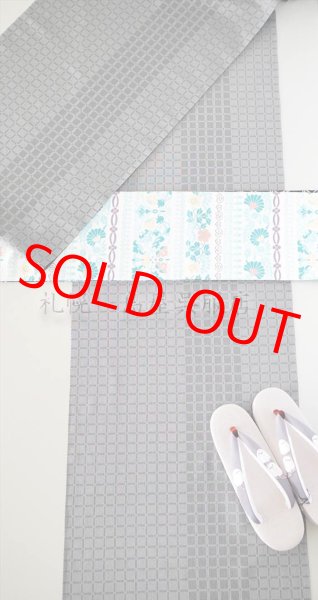 画像7: 【島屋オリジナル】女性用草履：カレンブロッソ・Ｍサイズ／シマエナガ（グレージュ×灰紫） (7)