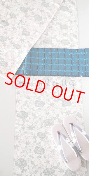 画像9: 【島屋オリジナル】女性用草履：カレンブロッソ・Ｍサイズ／シマエナガ（グレージュ×灰紫） (9)