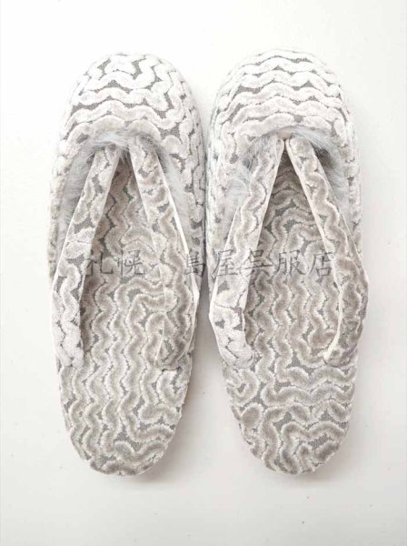 画像2: 女性用防寒草履：モフモフあったか 　モールライン (2)